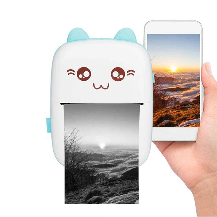 

Pocket Mini Printer Wireless BT Thermal Printers for Smartphone