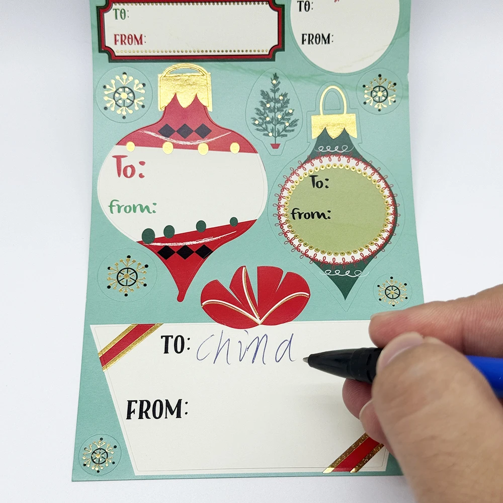 Low Price Permanent Adhesive Stickers for Writing Labels Waterproof PVC Material for Candle Craft & Photo Frame Use