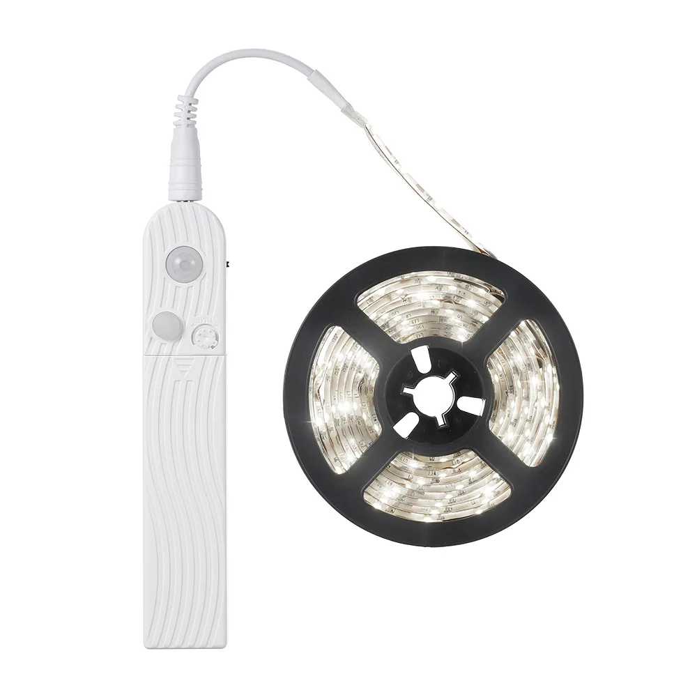 LED Under Cabinet Lighting Motion Sensor Four Modes Bed Stairs Wardrobe Lamp Tape Waterproof 5V USB LED Closet Night Strip Light