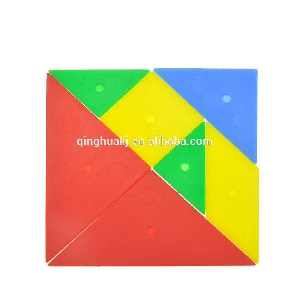 
Educational plastic tangram puzzle game toys for kids 