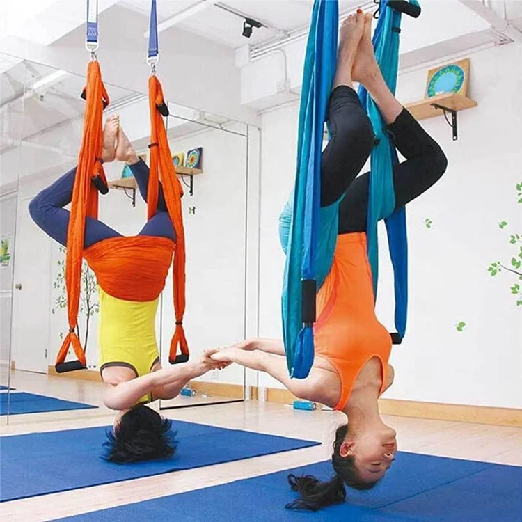 

hot sale deluxe flying indoor parachute swing air yoga hammock, As picture