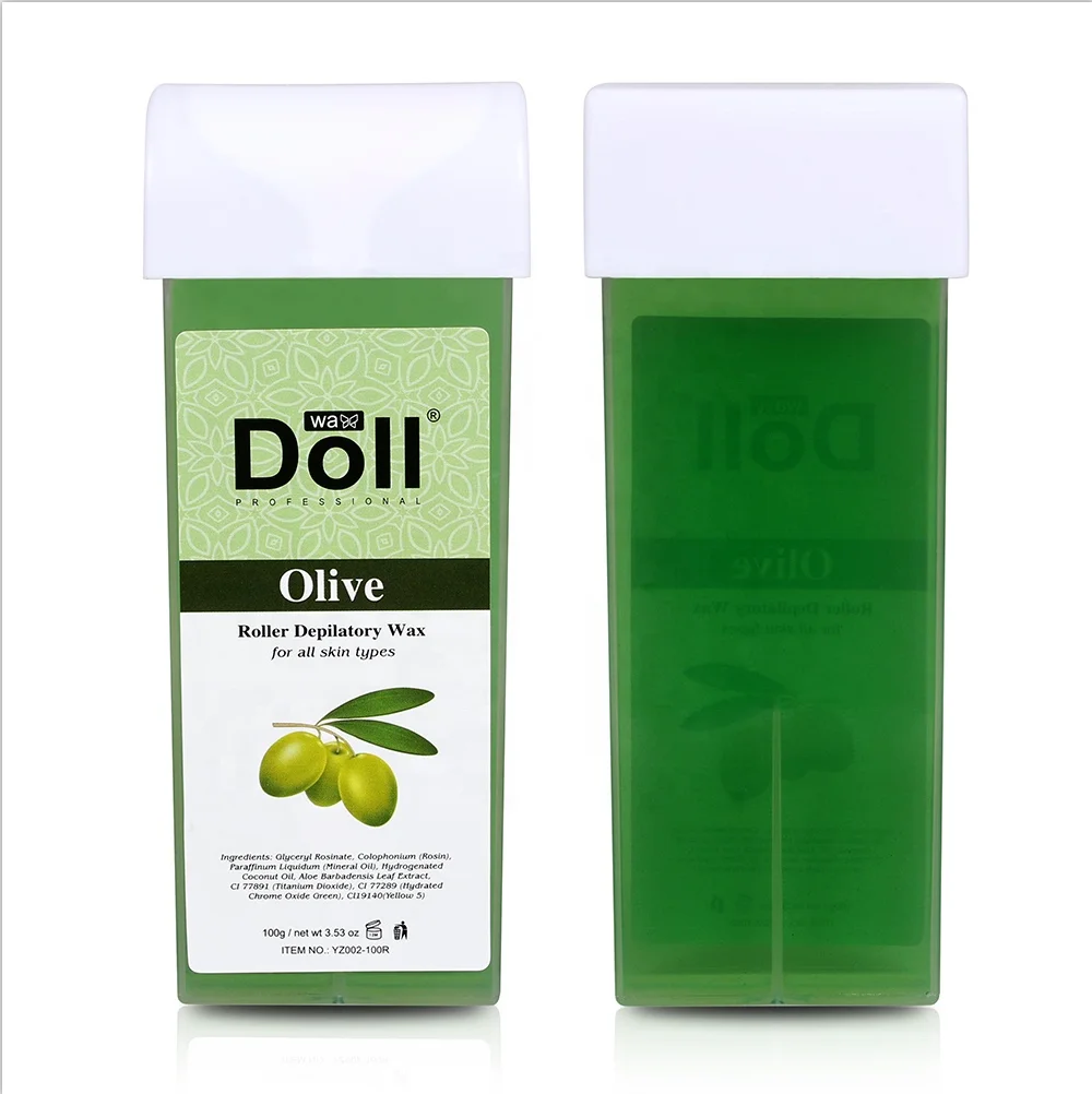 

100g Olive Roll on Hot Film Hair Removal Hot Wax Wholesale Depilatory Wax for Body Hair Removal