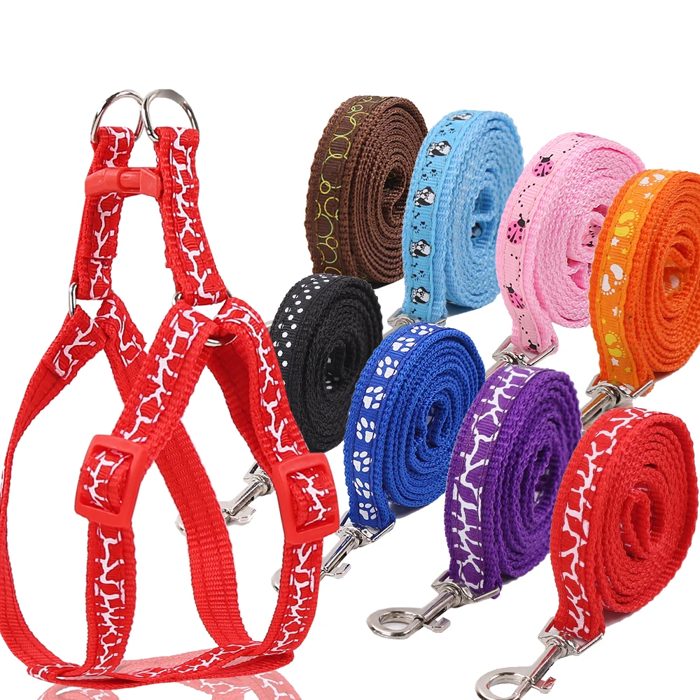 

Nylon hauling chest strap traction rope Dog chain cat traction with pet supplies