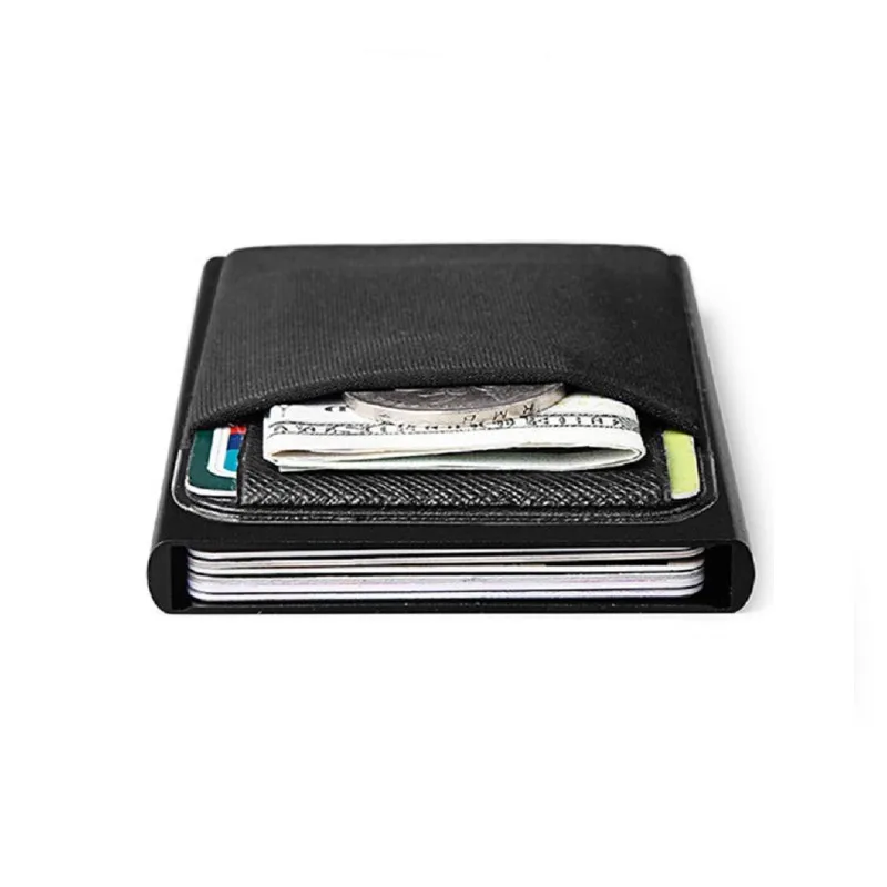 

Credit Card Holder Wallets for Men Women Elastic Pocket Minimalist Slim Wallet