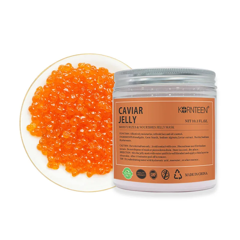 

Hot Sale High Quality Caviar Jelly Mask Powder Organic Anti Aging Anti Wrinkle Whitening Soft Hydrating Powder For Facial Care