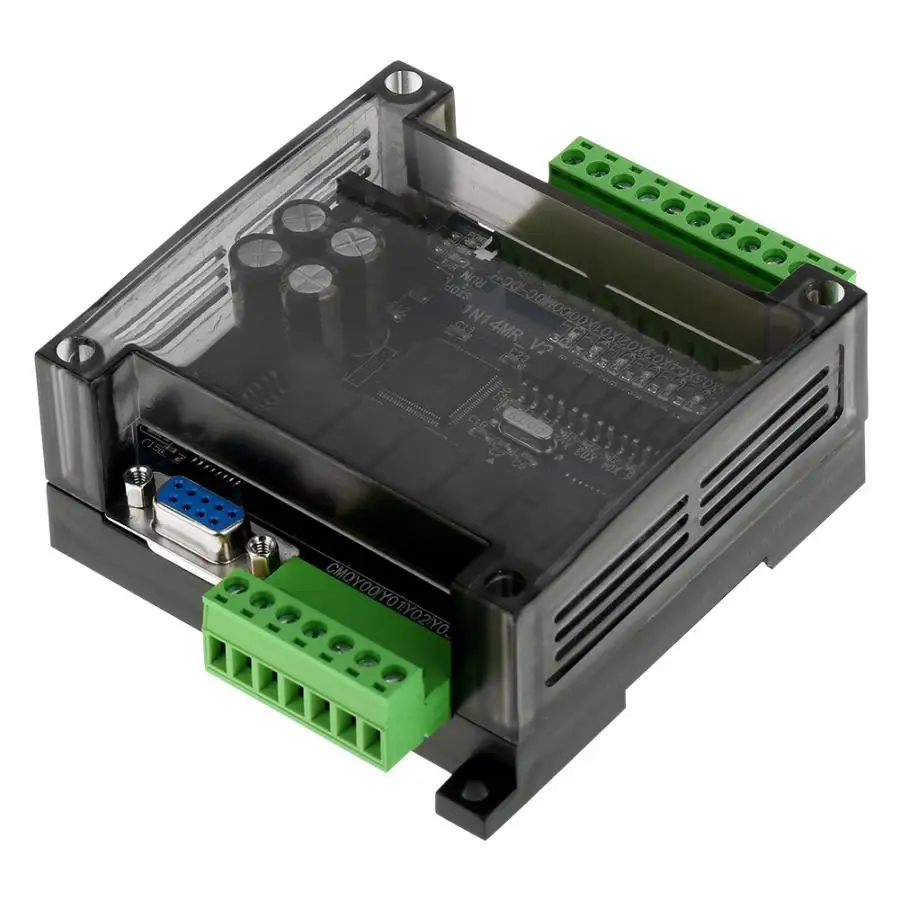 Controlador lógico programable PLC Soportes para desarrollador GX o GX works2 FX1N-14MR Placa de control industrial 24VDC 5A 
