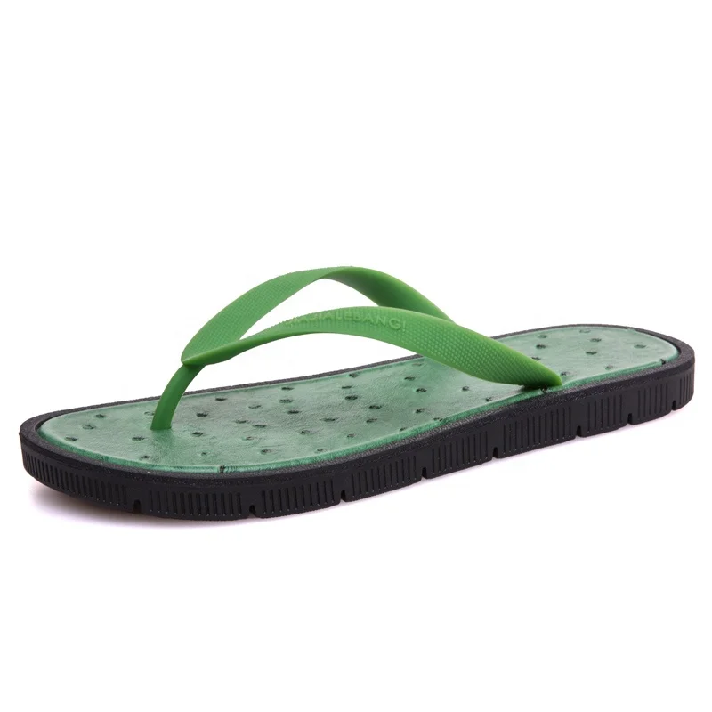 酷设计淋浴 pu 拖鞋夏季男士休闲鞋 pvc 皮带吹舒适橡胶拖鞋户外