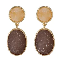 

Fashion resin small gold earrings For Women Wholesale N912063