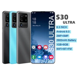 Global Version Celular Smartphone S30 Ultra Unlocked Mobile Phone Android Dual Sim Card Support Fingerprint
