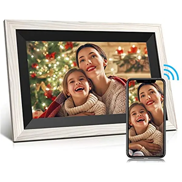 

Stock up for Christmas Black Friday Sharing photos & short video with family friends via Frameo APP digital wifi picture frame