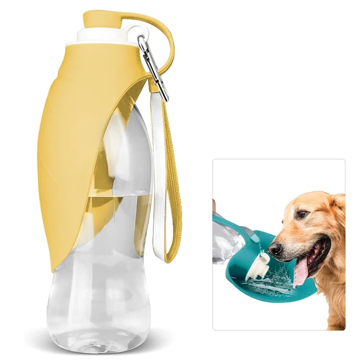 

Hot Amazon popular style wholesale outdoor fold custom plastic water bottle pet dog bowl water bowl 2022 dog pet water bowl