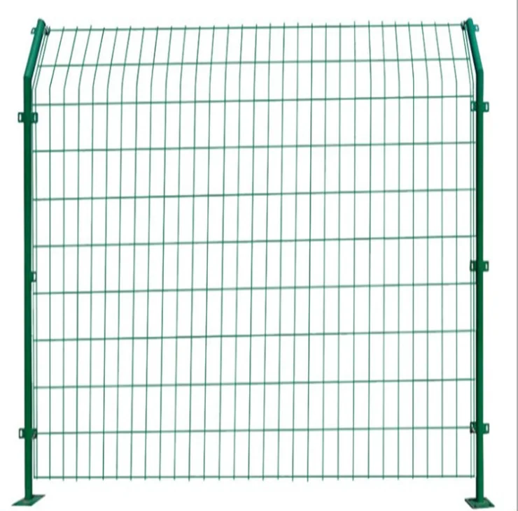 

Home Outdoor 1/2-inch Decorative 3D Curved Welded Wire Mesh Garden panel fence, Sliver