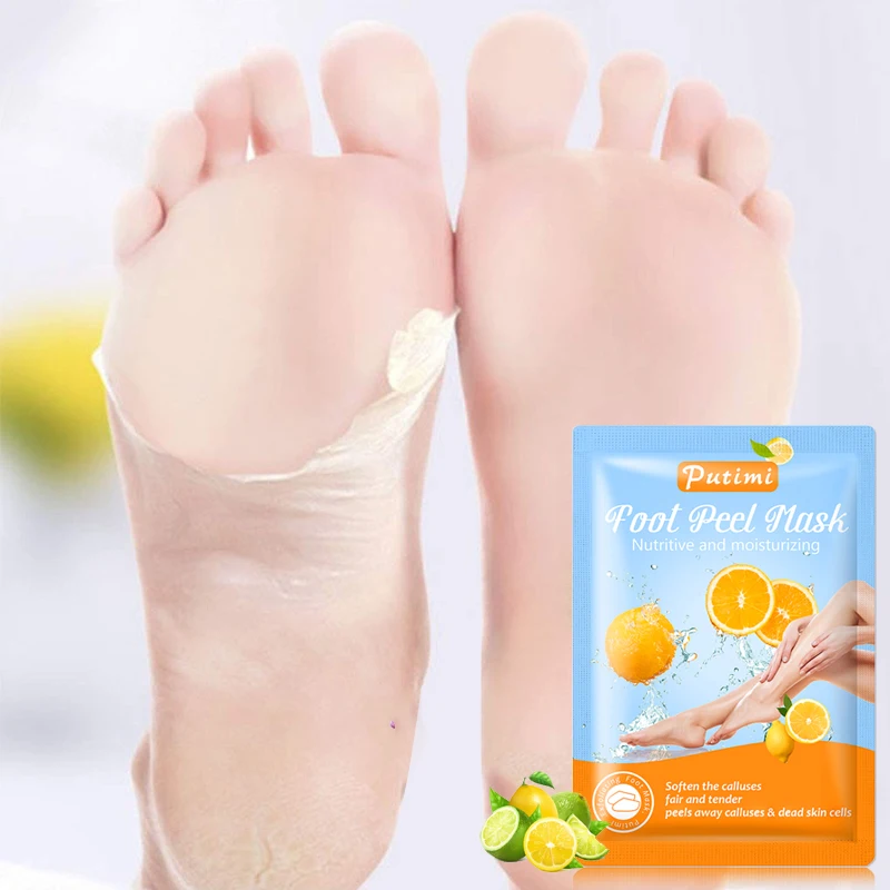 

Oem Private Label Wholesale Feet Dry Skin Moisturizing Exfoliating Socks Foot Peeling Mask