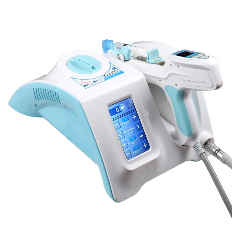 

with needle mesotherapy gun with 5 pins and 9 pins injection gun machine, Blue
