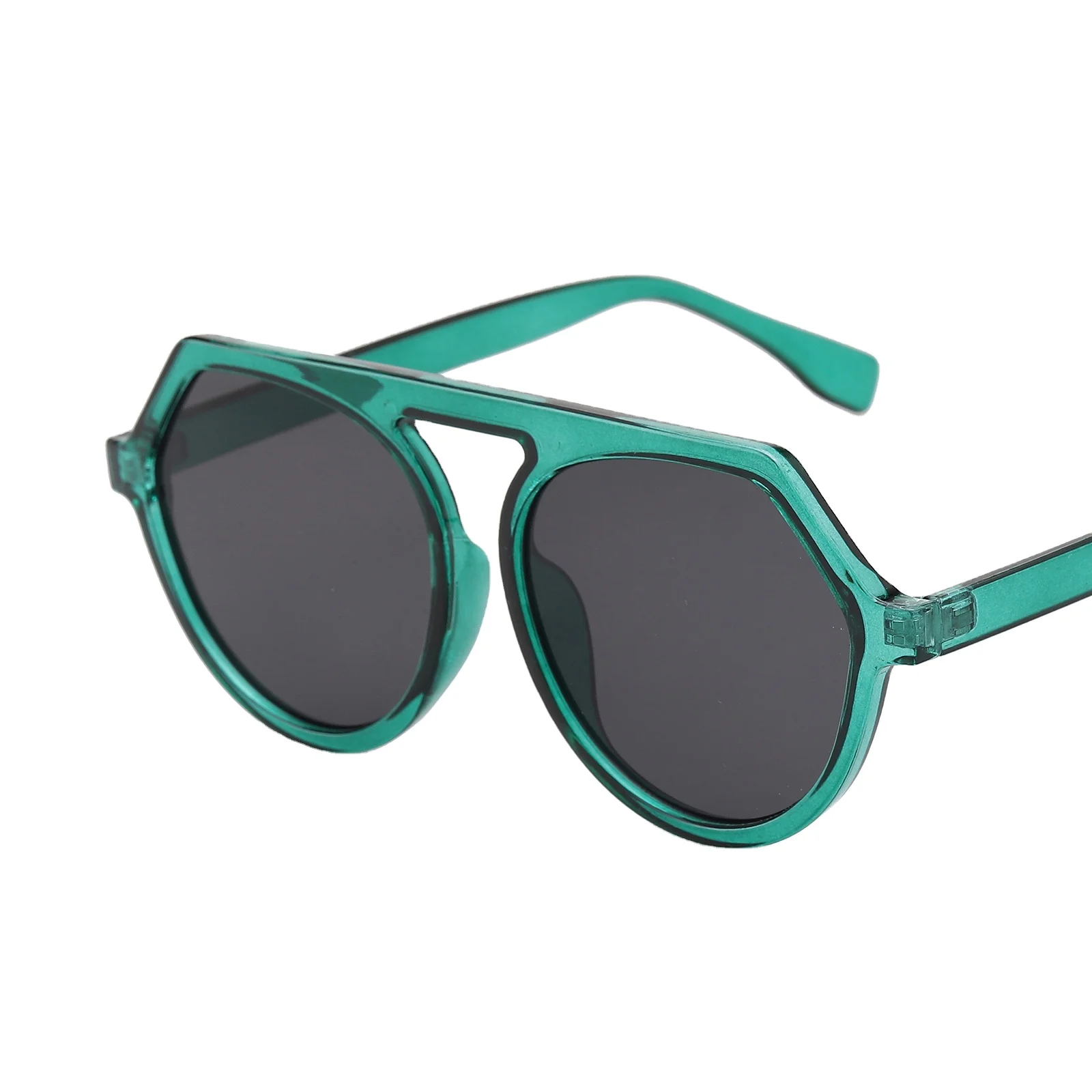 

RENNES [RTS] 2020 New fashion colorful PC lens UV protection round sunglasses custom glasses