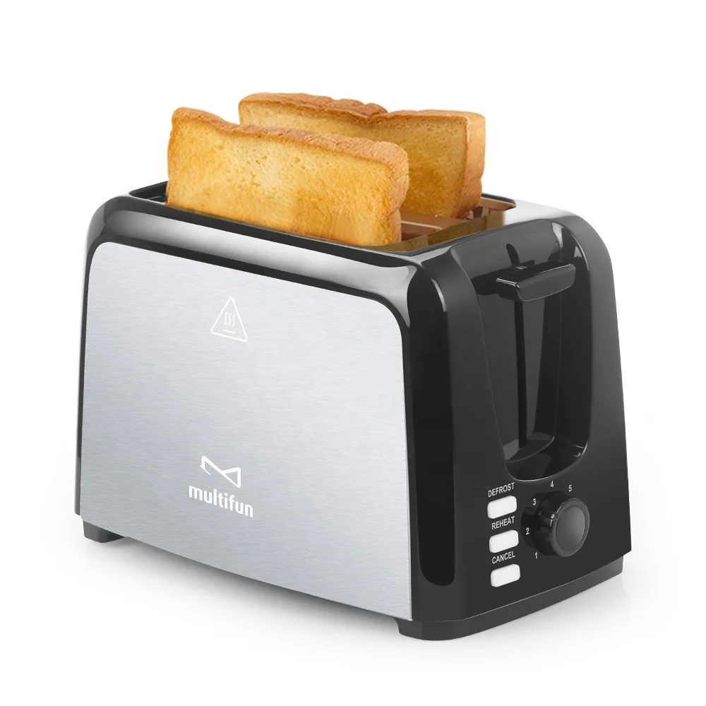 
2020 Amazon Popular High quality 2 Slice Stainless Steel Bread Maker Pop Up Toaster 