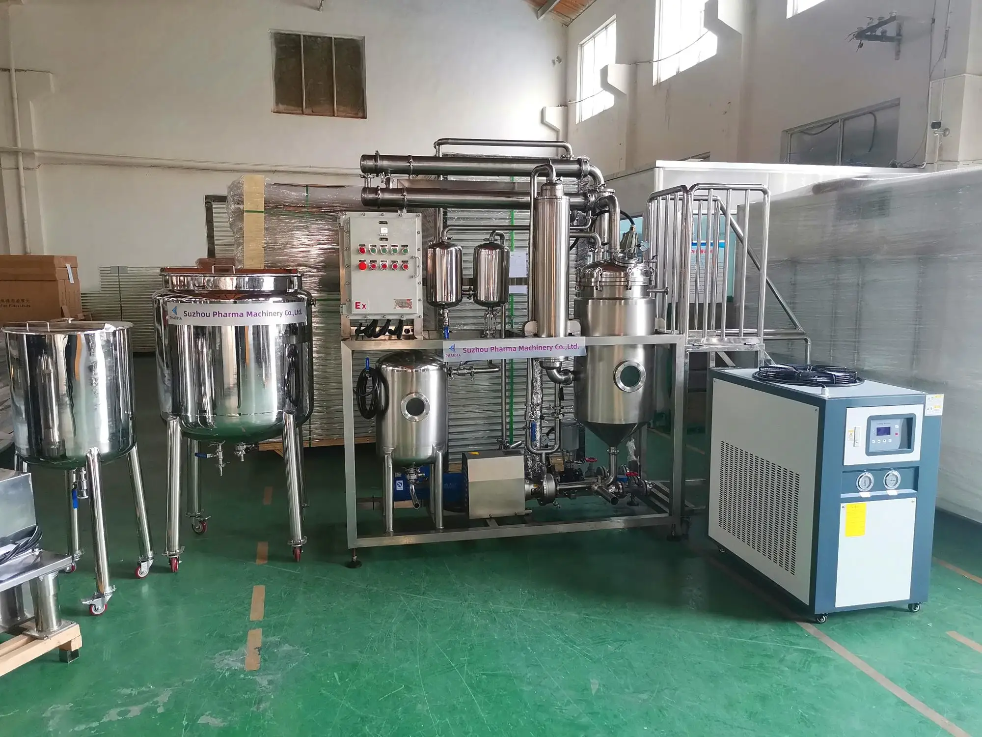 PHARMA Ethanol Recovery Evaporator triple effect evaporator manufacturer for food factory-6