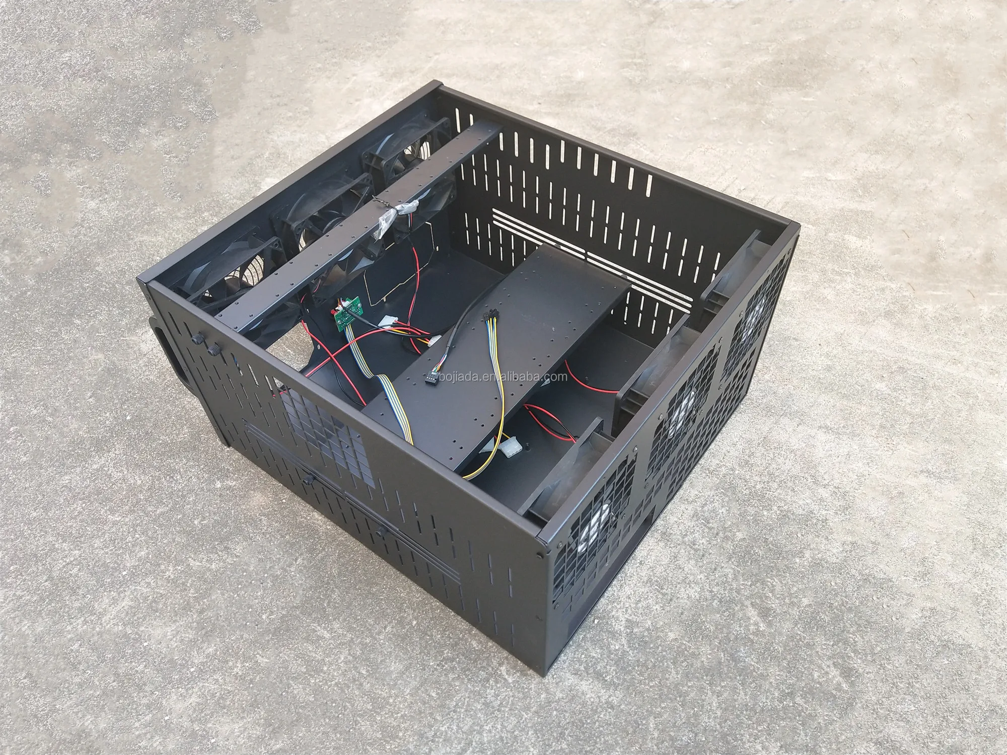 8 Gpu 6u Server Rig Case With 6 Fan For 8 Graphics Card Miner Mining ...