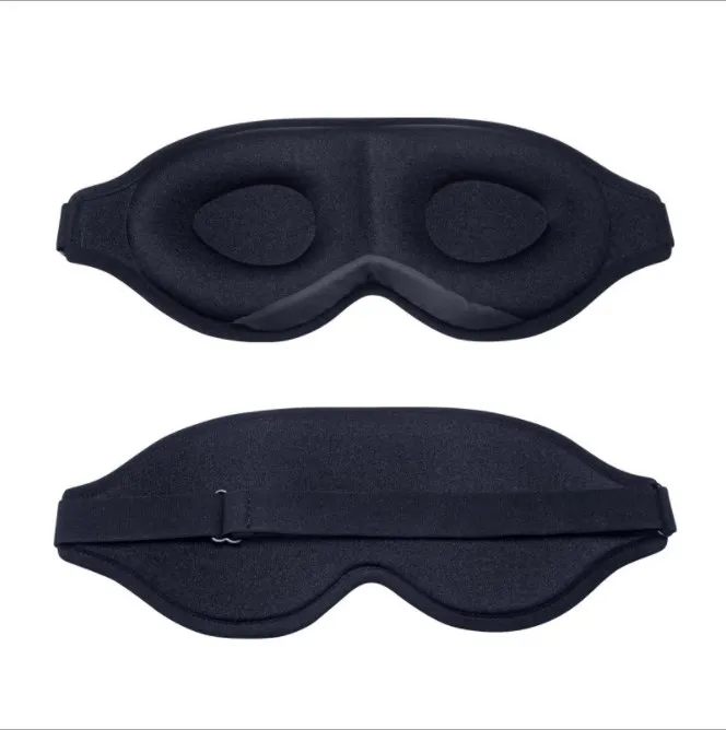 

Contoured Cup Sleeping eye care protection Mask Blindfold Concave Molded 3D memory foam Night Sleep Mask, Blank ,grey ,etc