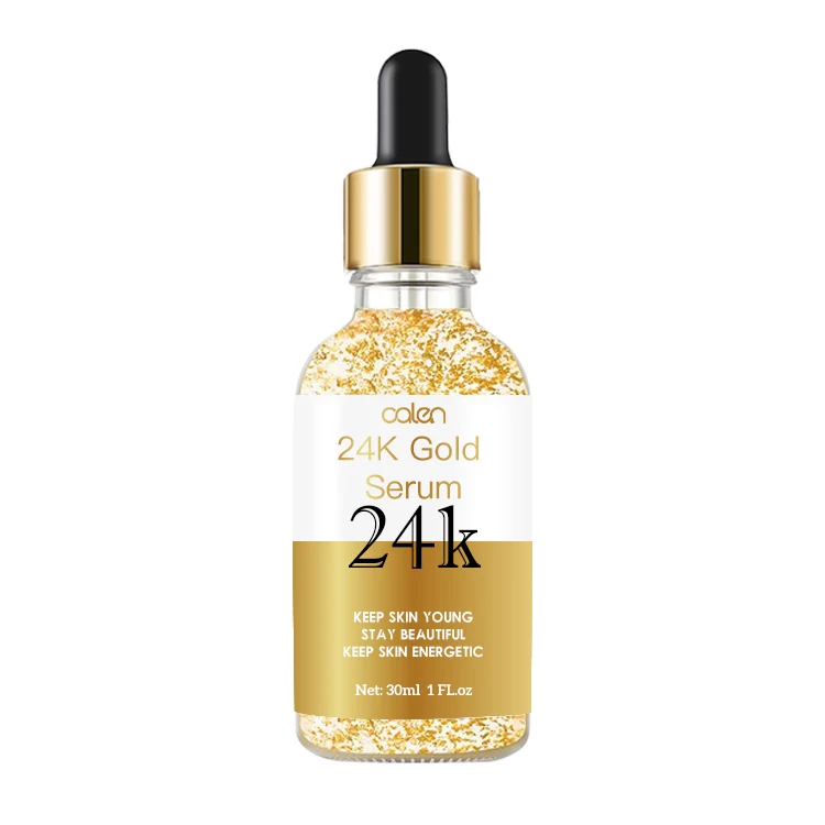 

Private Label Moisturizing Hyaluronic Acid Whitening 24K Gold Anti-aging Skin Care Face Serum