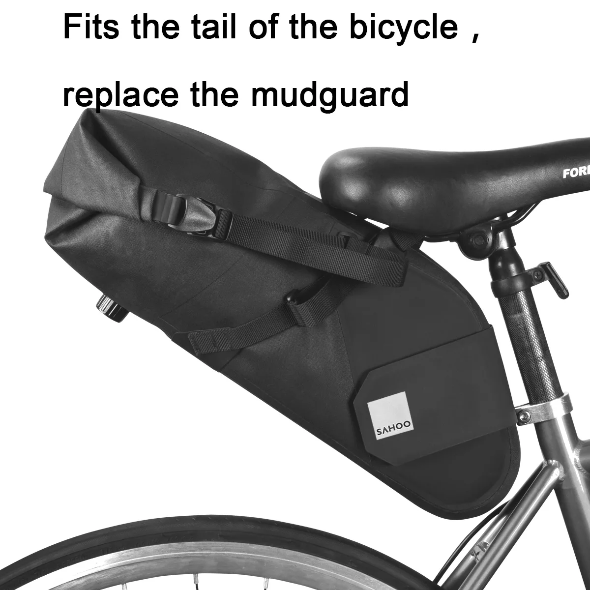 High Quality Bicycle Saddle Bag Black Large Capacity 7l Waterproof Bag