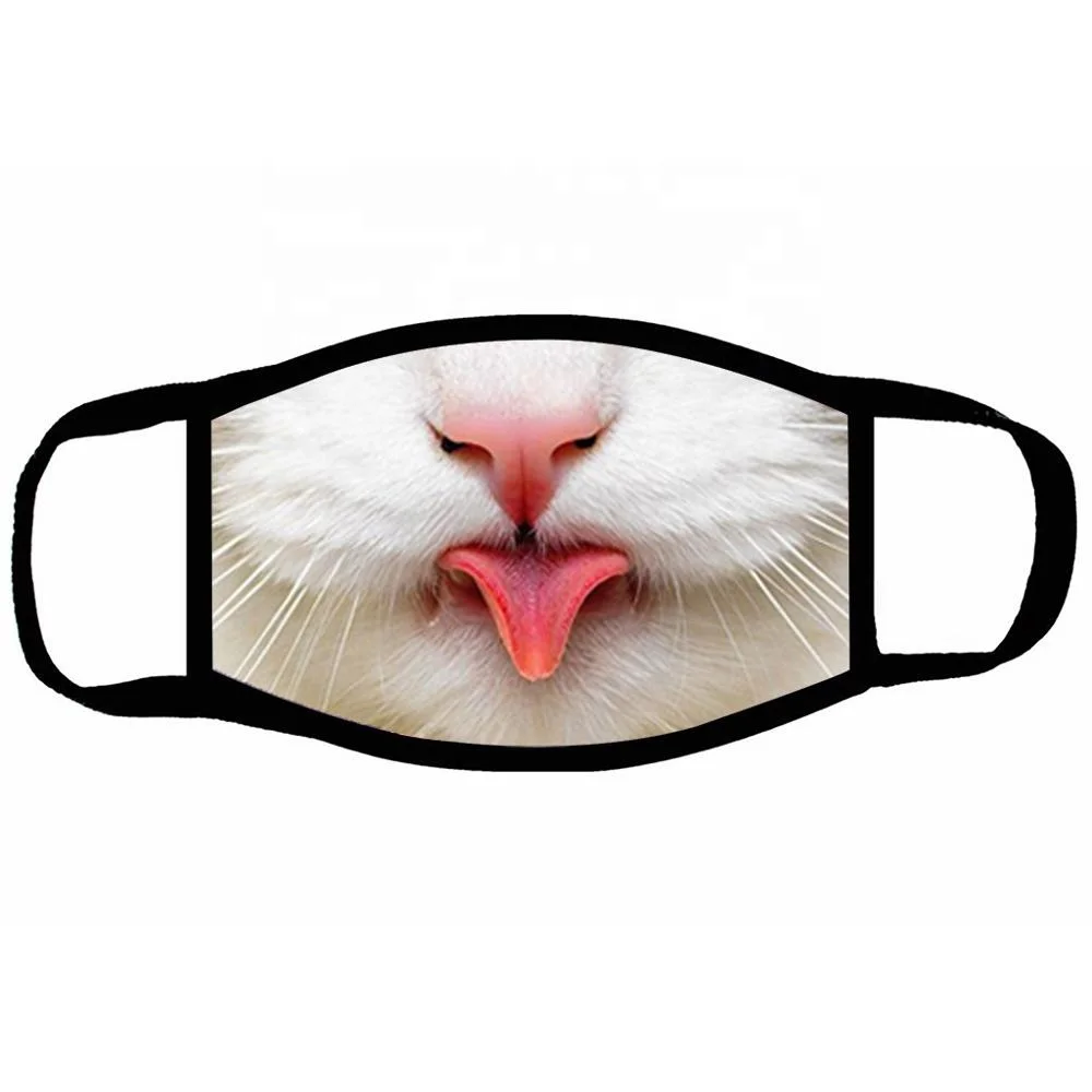 
Good Quality 3 Layers Washable Reusable Cotton Mask Custom Logo Fashion Kpop Mouth Masks 