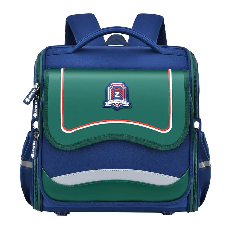 

2023 horizontal version of the spine protection schoolbag 1-6 grades to reduce the burden of shoulder bags school bag