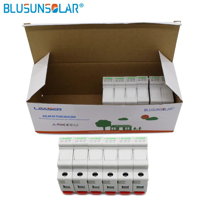 Fusible solaire PV 15A 1000V DC 10x38 gPV, avec porte-Fusible solaire  BX0234/6, lot = 5