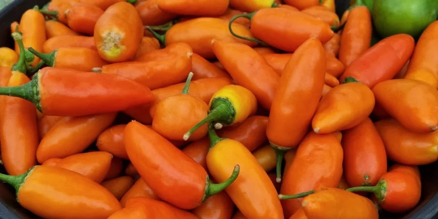 Green and red jalapeño peppers side by side