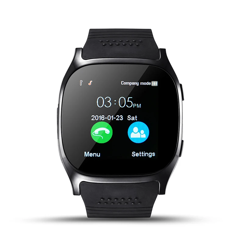 

Manufacturers Wholesale T8 Smart Watch Sms Reminder Touch Screen With Camera Sim Card Watch, As picture