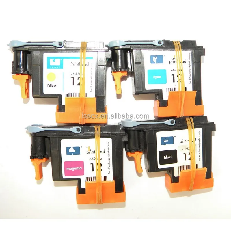 

REMAN for HP 12 PRINT HEAD C5026A YELLOW C5025A MAGENTA C5024A CYAN C5023A BLACK printer parts factory