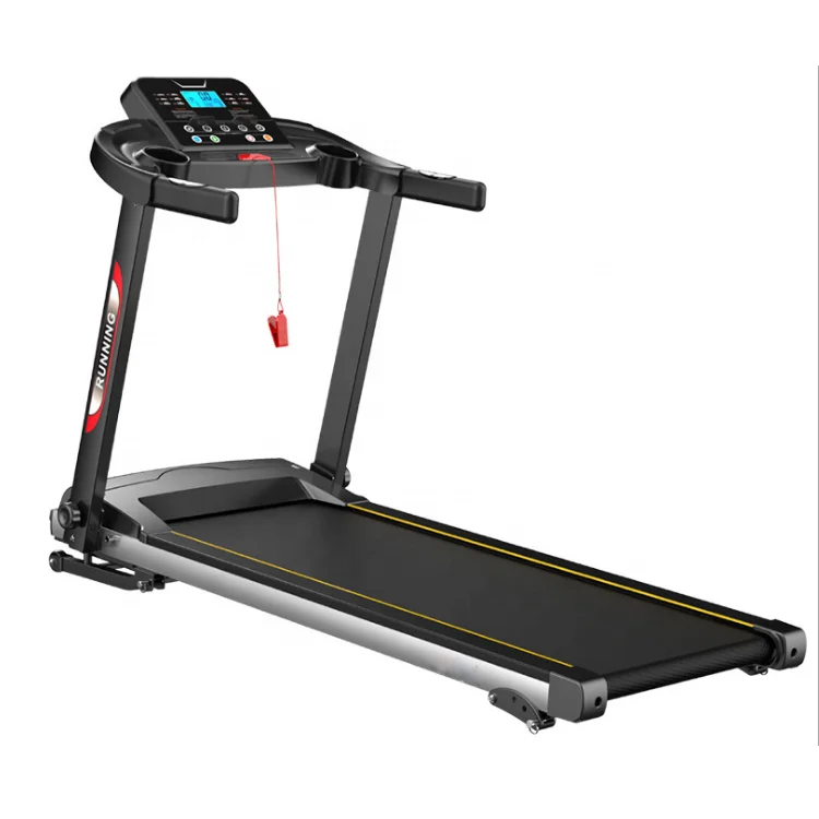 

Amazon selling home fitness Led screen electric treadmill gym equipment mini foldable commercial folding treadmill for sale, Black/gray
