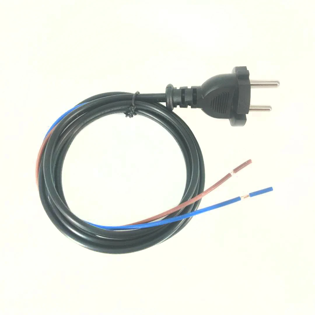 Yongsheng2 PINS EU VDE AC ELECTRIC POWER CORD 2*0.75 16A 250V Copper Conductor adapter cable extension