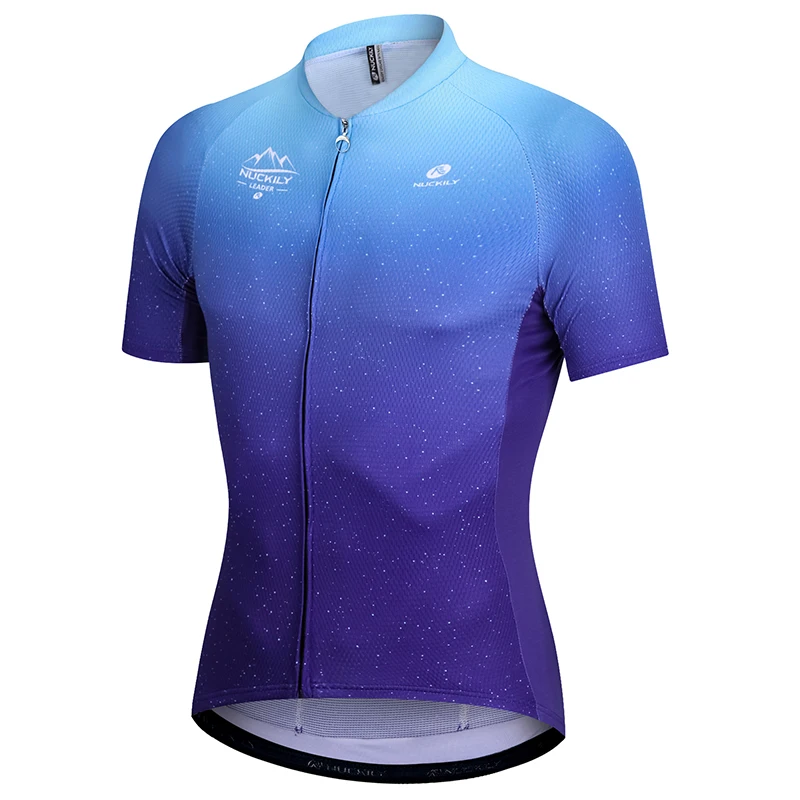 

NUCKILY Road Cycling Short Sleeve Jersey Summer Sport Wear Top Breathable Retail For Man, Like pictures