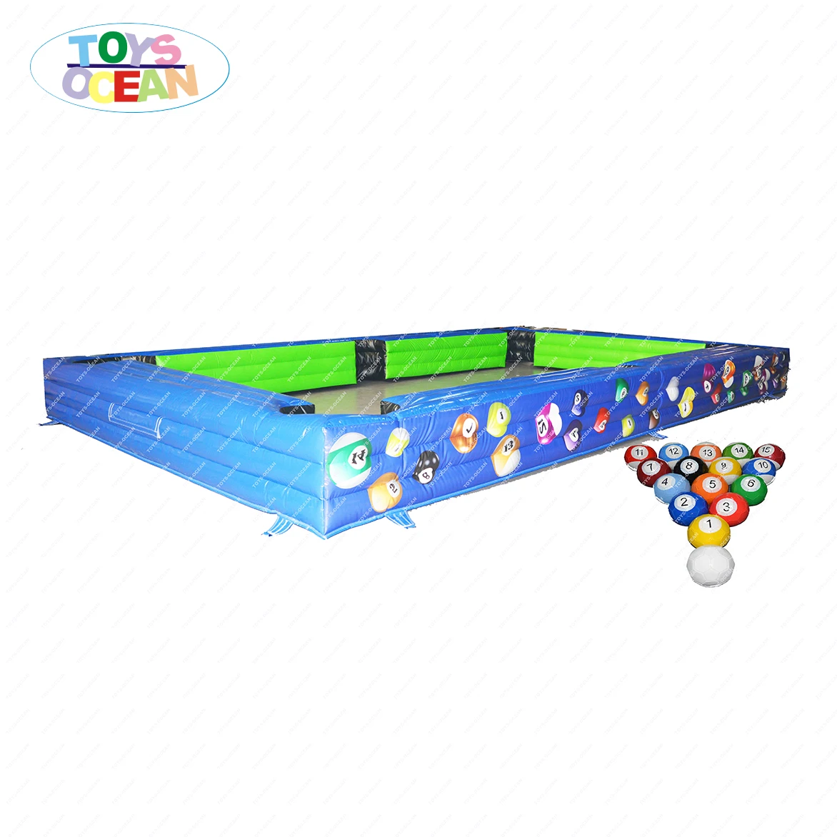 

8X5X0.5M free shipment Inflatable Snooker Football field
