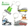 Youth Style Creative High-Imitation Fashion sneaker car shape Custom Design PVC Silicone Rubber Plastic Key Chain with Keyring
