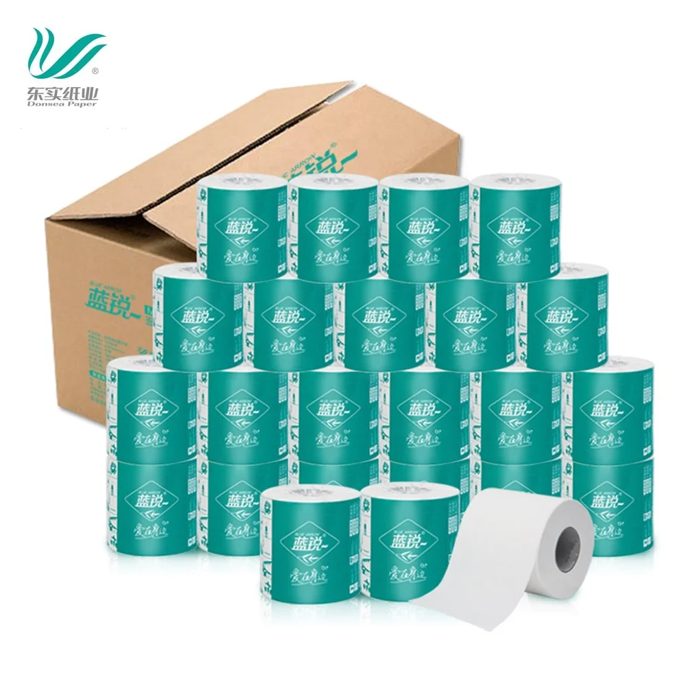 

Donsea Commercial Toilet Tissue Industrial Toilet Paper Roll, Bleached