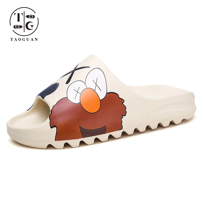 

Drop shipping custom summer unisex solid color slides for woman and man anti slip pink women's and men's kids toddler slippers, Picture