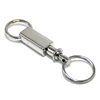 Detachable Keyring Snap Hook PULL A PART Key Chain Holder Zinc Alloy Multifunction Metal Separable Split Ring Key Ring