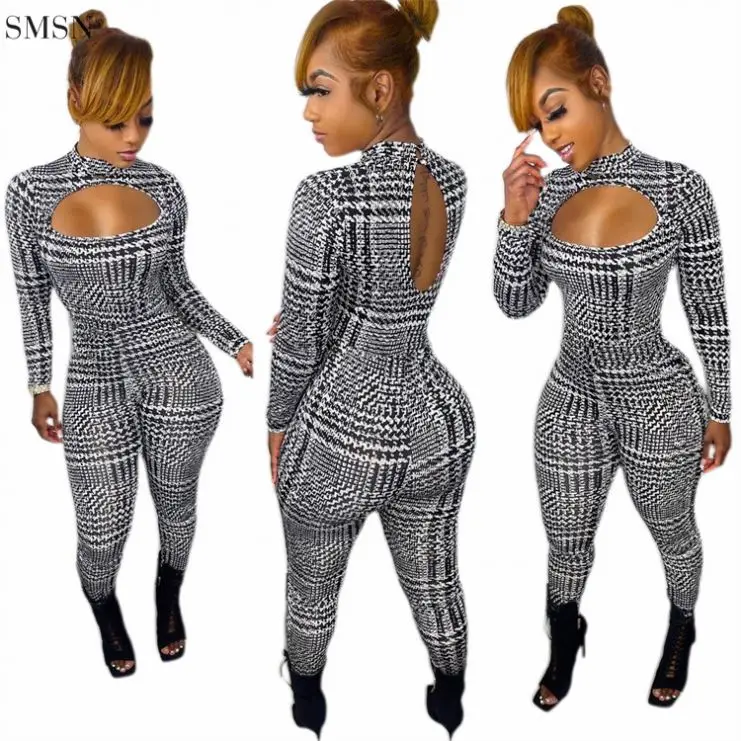 

Amazon 2021 Hollow Out Women Jumpsuit 2021 Sexy One Piece Jumpsuit Women Jumpsuit