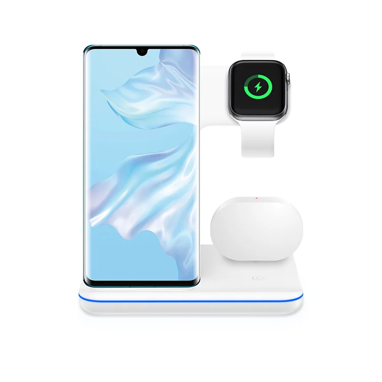 

New arrival Folding 3 in 1 magnetic wireless charger for samsung and hauwei phones