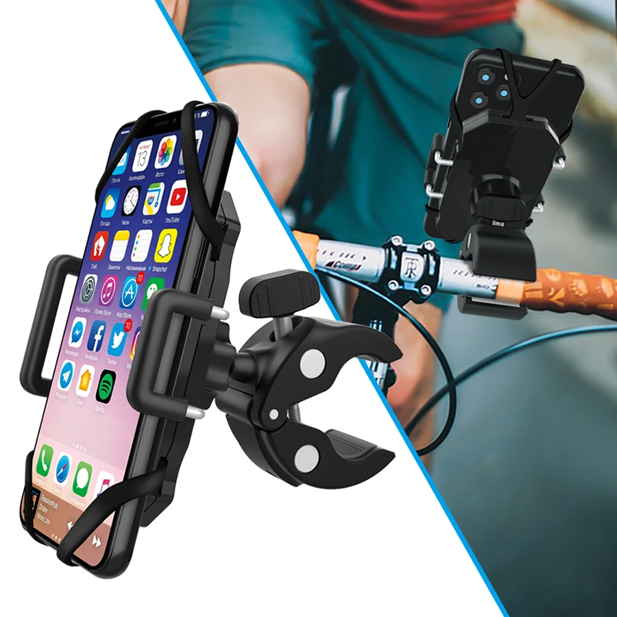 

Bike Phone Mount Full Screen Touch 360 Rotation Anti Shake Phone Mount Holder