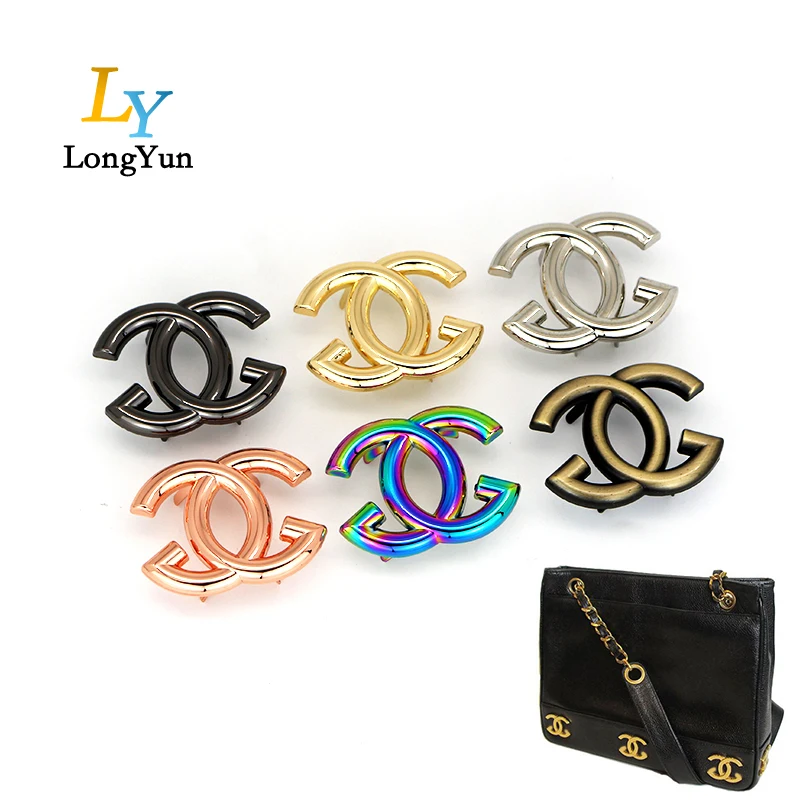 

metal logo custom handbag logo metal name plates haigh quality metal brand logo custom bag accessories, Customized