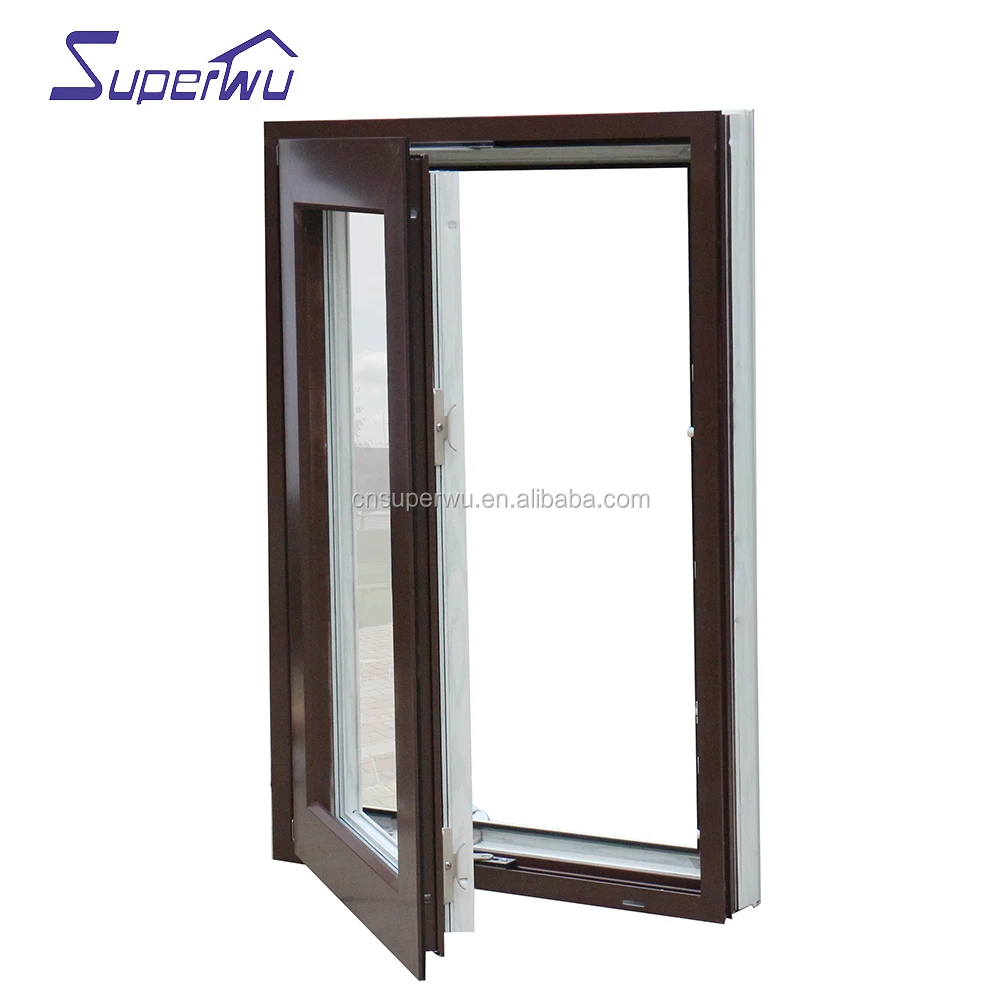American standard two different colors swing hinge windows high quality casement window top brand Australia standard AS2047