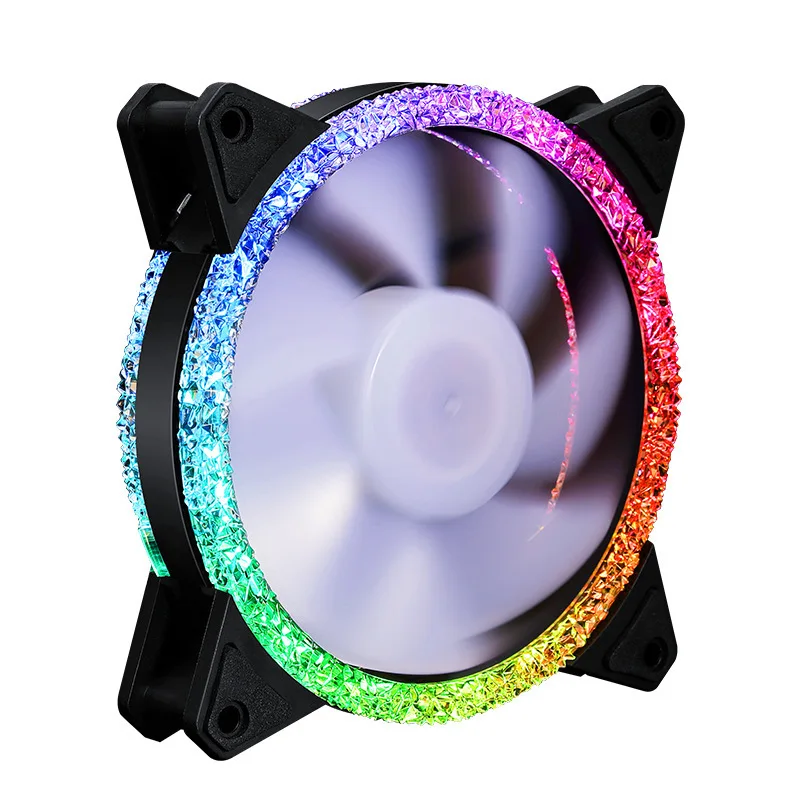

Diamond CPU Cooler RGB 120mm PC Computer cooling Fans with Control Remote Hub