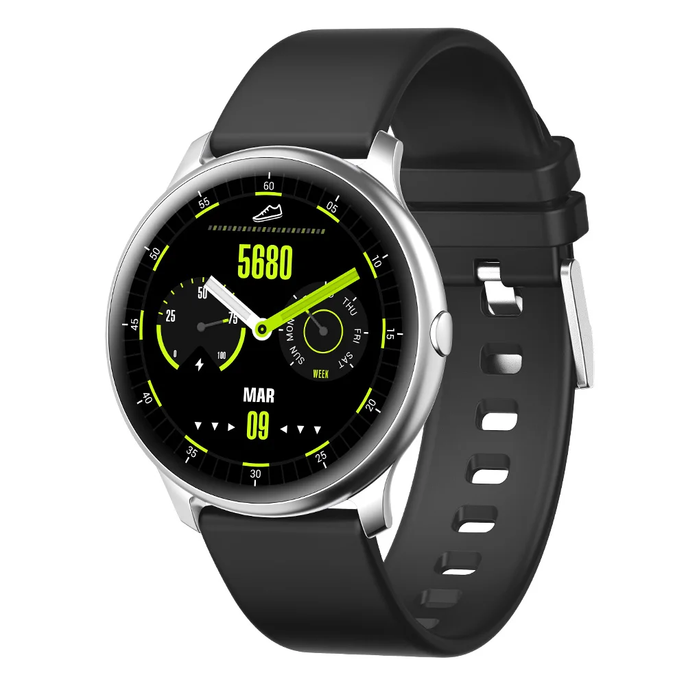 

1.2 inch amoled colorful display 390*390 smartwatch 2021 super slim BT 5.0 ip68 waterproof multiple sports smart watch