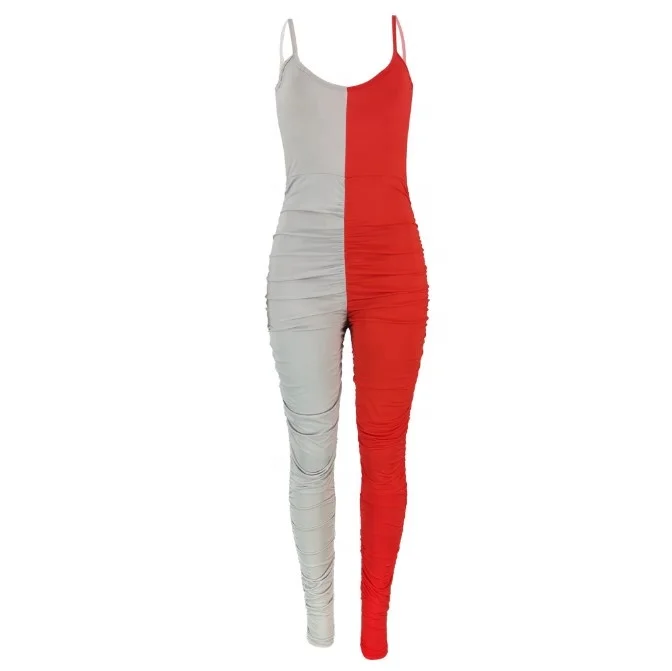 

stacked jumpsuit women one piece jump suit rompers womens sexy onesie adult onesie ladies wear 2020 new stack bodysuit vendors, 50 designs colors for choice