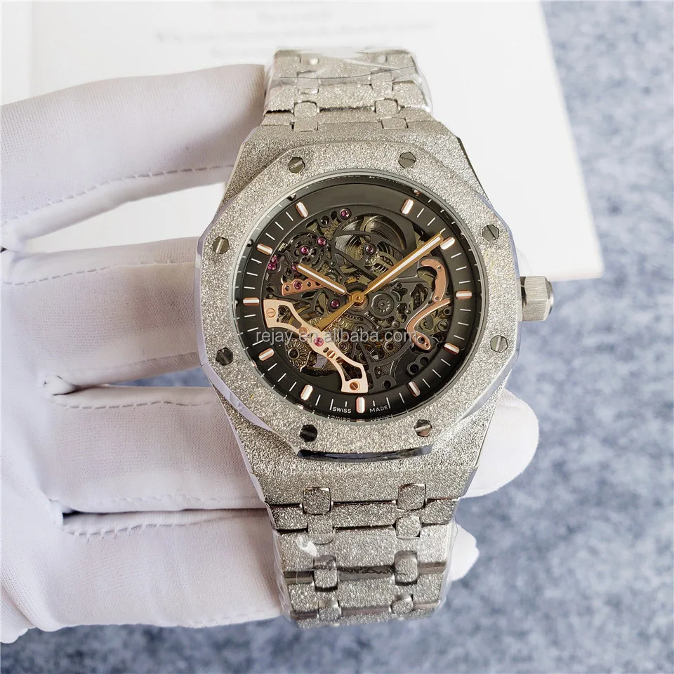 

Men Waterproof Tourbillon Movement Watch Clock Sport Watches Online Sapphire Crystal Mens Stainless Steel Glitter Wrist Watches