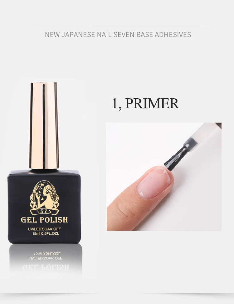 Tszs Nails Salon Professional Products Uv+gel Build Gel Top Coat Gel