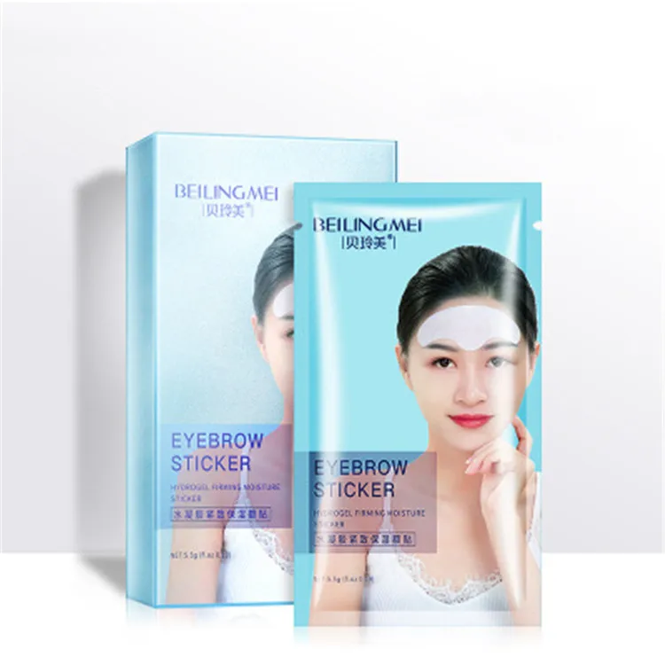 

BEILINGMEI Hot Sale OEM Collagen Anti Aging Anti Wrinkles hydrogel Forehead Lines Patch Mask